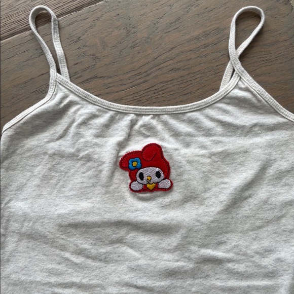 Kawaii custom My Melody cropped cami top/tank top - Picture 3 of 4